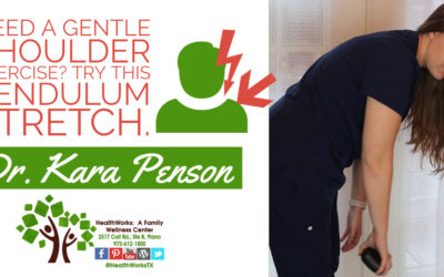 Need a Gentle Shoulder exercise? Try This Pendulum Stretch.