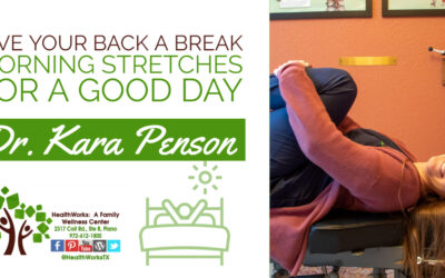 Give your Back a Break. Morning Stretches For A Good Day