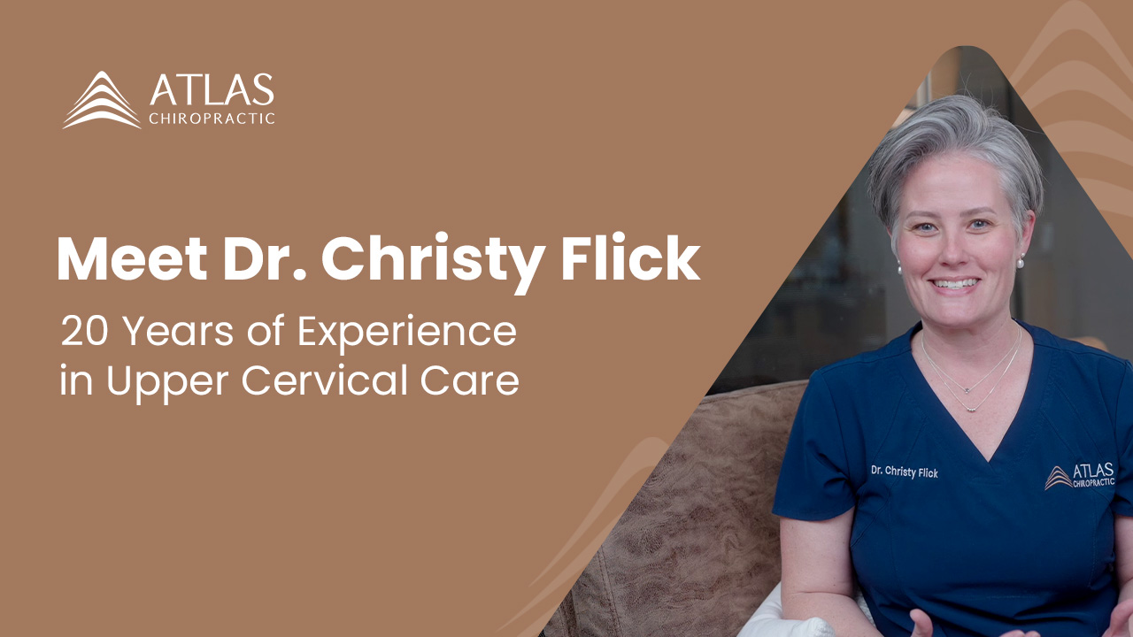 <!-- wp:paragraph -->
<p>Meet Dr. Christy Flick: 20 Years of Experience in Upper Cervical Care</p>
<!-- /wp:paragraph -->