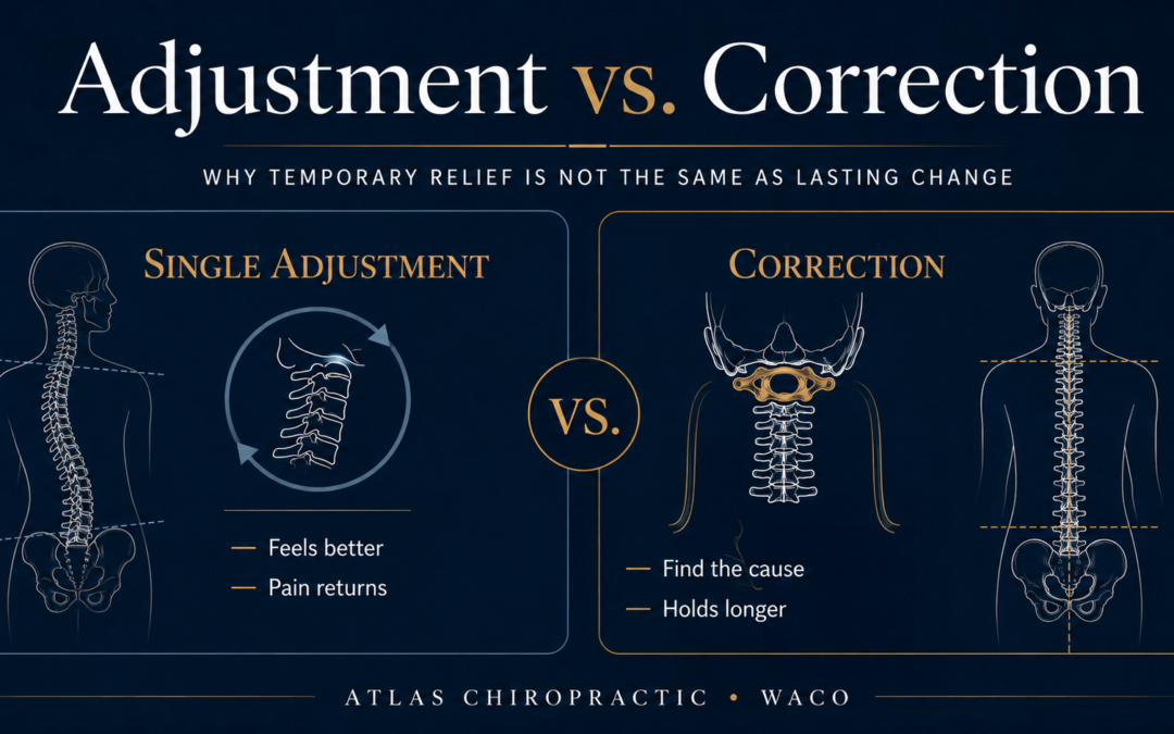 The Difference Between a Single Chiropractic Adjustment and a Correction